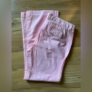 J.Crew Pink Seersucker Women’s Pants